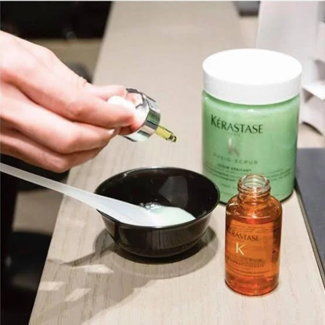 A deep-cleansing exfoliation treatment to purify and detoxify your scalp.